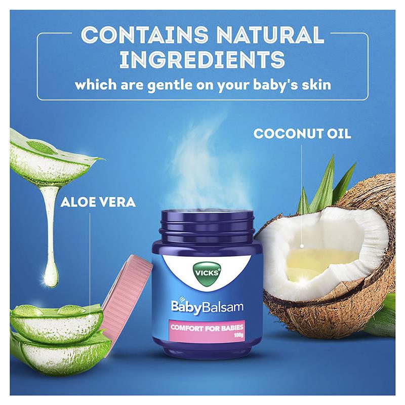 Load image into Gallery viewer, Vicks Vaporub Baby Balsam 100g
