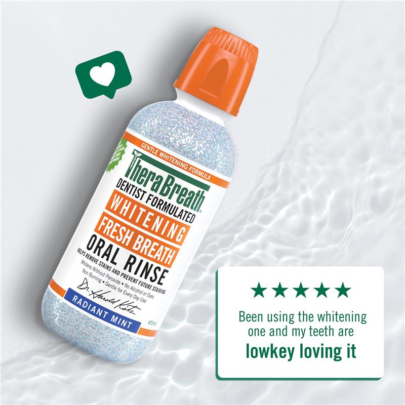 Load image into Gallery viewer, Therabreath Whitening Oral Rinse 473ml
