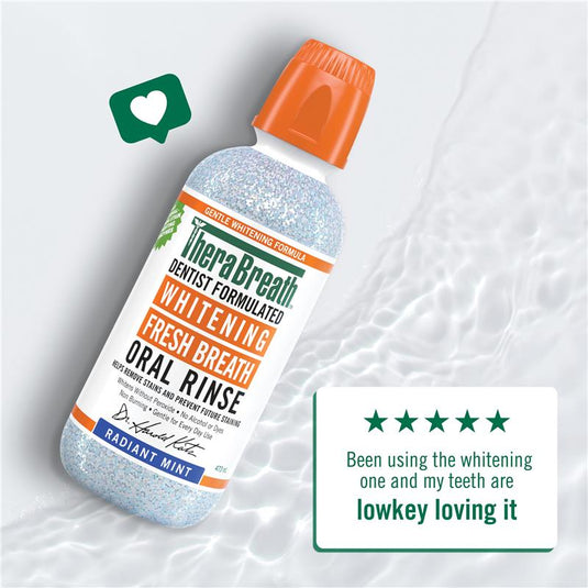 Therabreath Whitening Oral Rinse 473ml