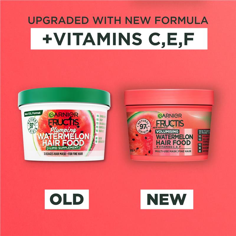 Load image into Gallery viewer, Garnier Fructis Hair Food Watermelon 390ml
