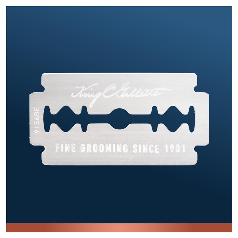 Load image into Gallery viewer, King C Gillette Double Edge Safety Razor Blades 10 Pack
