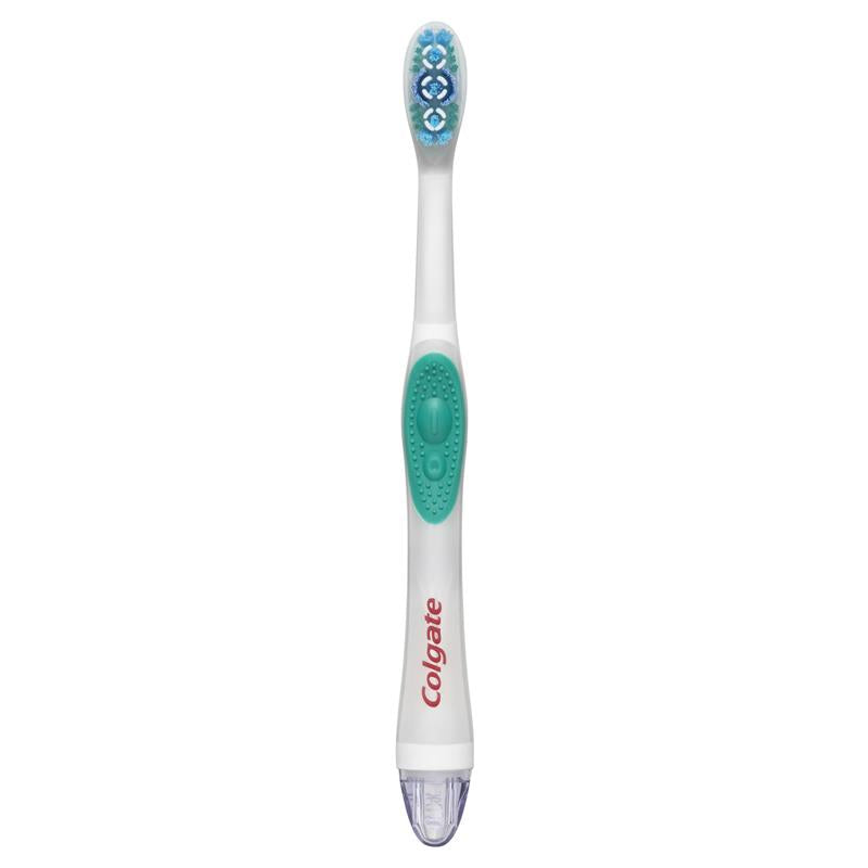 Load image into Gallery viewer, Colgate 360 Optic White Powered Toothbrush Soft with vibrating &amp; polishing bristles
