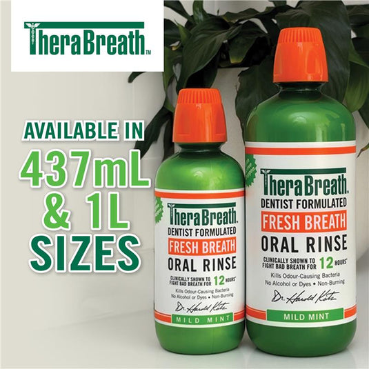 Therabreath Mild Mint Oral Rinse 1 Litre
