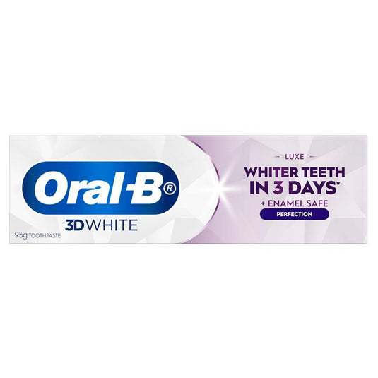 Oral B Teeth Whitening Toothpaste 3D White Luxe Perfection 95g