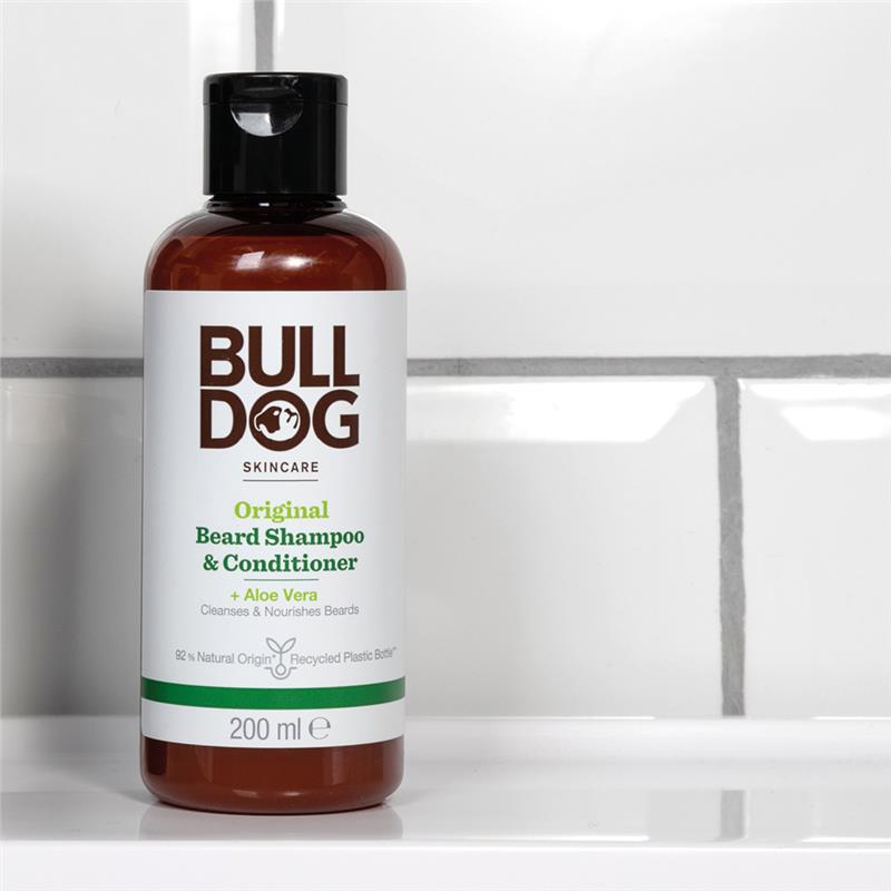 Load image into Gallery viewer, Bulldog Skincare for Men Original Beard Shampoo &amp; Conditioner 200ml
