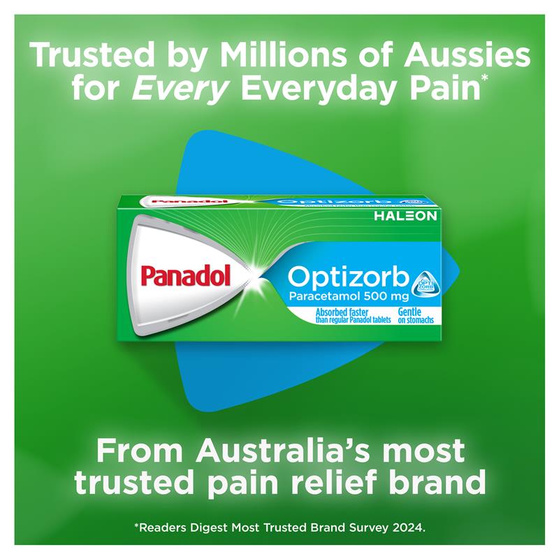 Load image into Gallery viewer, Panadol Optizorb Paracetamol Pain Relief 16 Caplets
