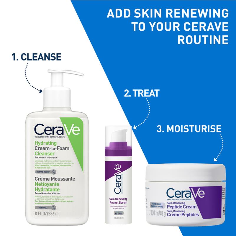 Load image into Gallery viewer, CeraVe Skin Renewing Peptide Cream 48g
