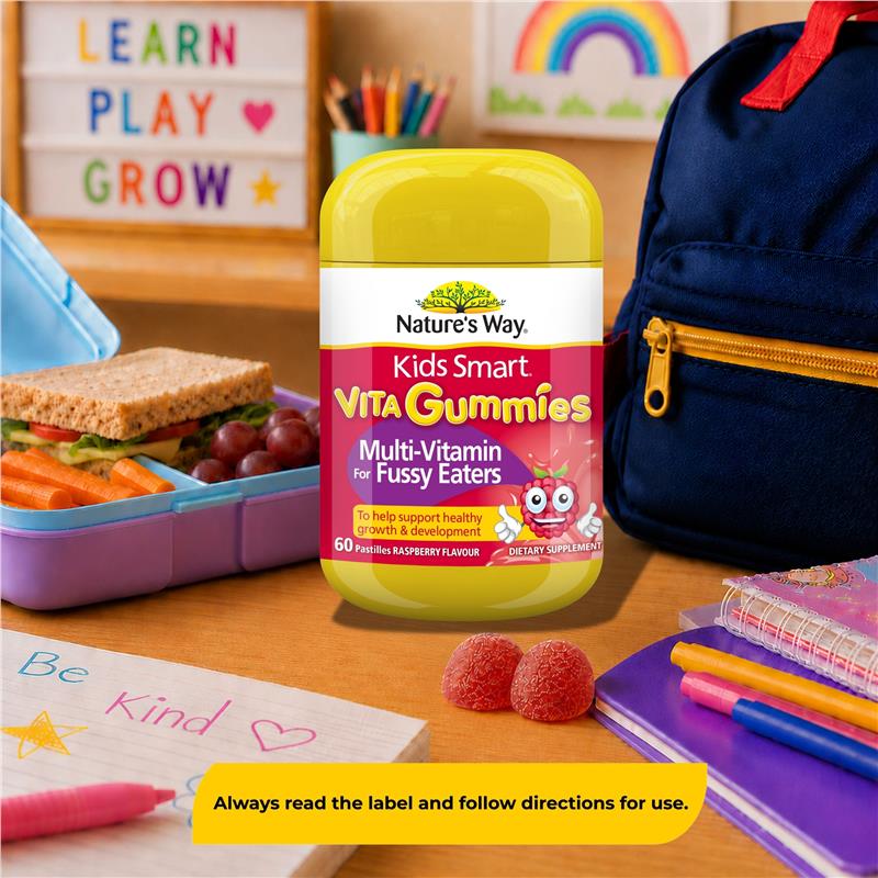 Load image into Gallery viewer, Nature's Way Kids Smart Vita Gummies Fussy Eaters 60 Pastilles
