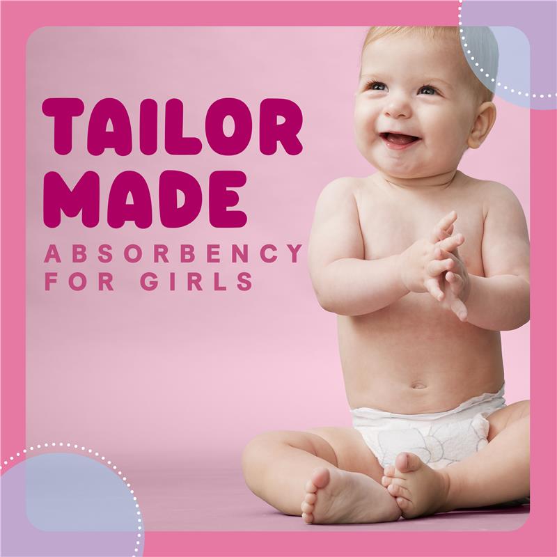 Load image into Gallery viewer, Huggies Ultra Dry Nappies Size 3 Girl 6-11kg Bulk 44 Pack
