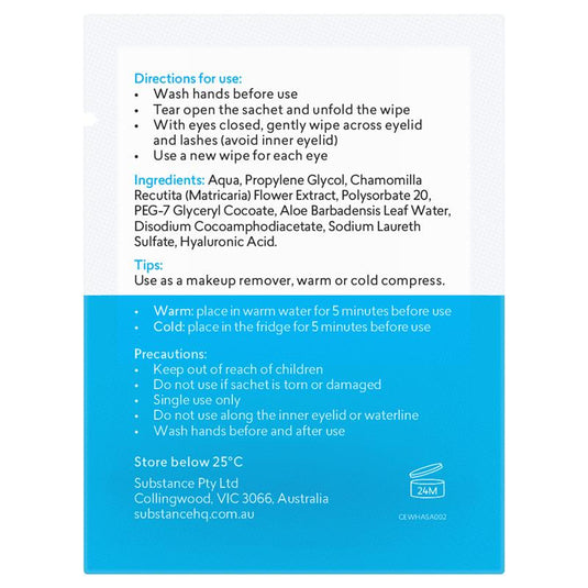 BioRevive Clean Eyes Eyelid Cleansing Wipes 30 Pack