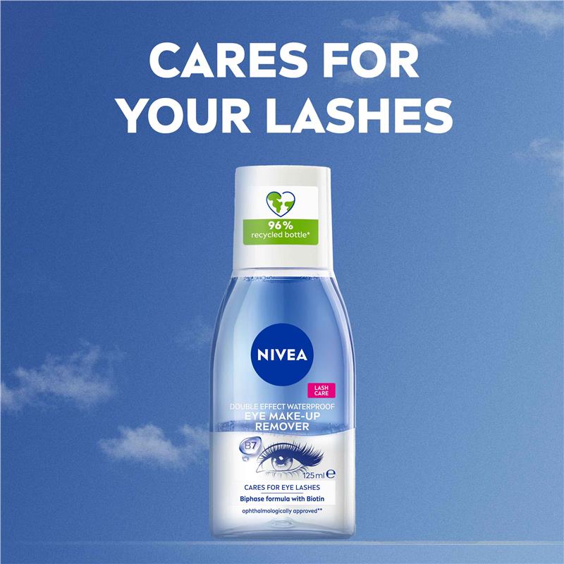 Load image into Gallery viewer, NIVEA Daily Essentials Double Effect Eye Makeup Remover 125ml
