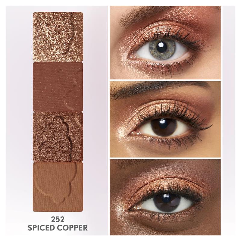 Load image into Gallery viewer, Covergirl Clean Colour Eyeshadow Quad #252 Spiced Copper
