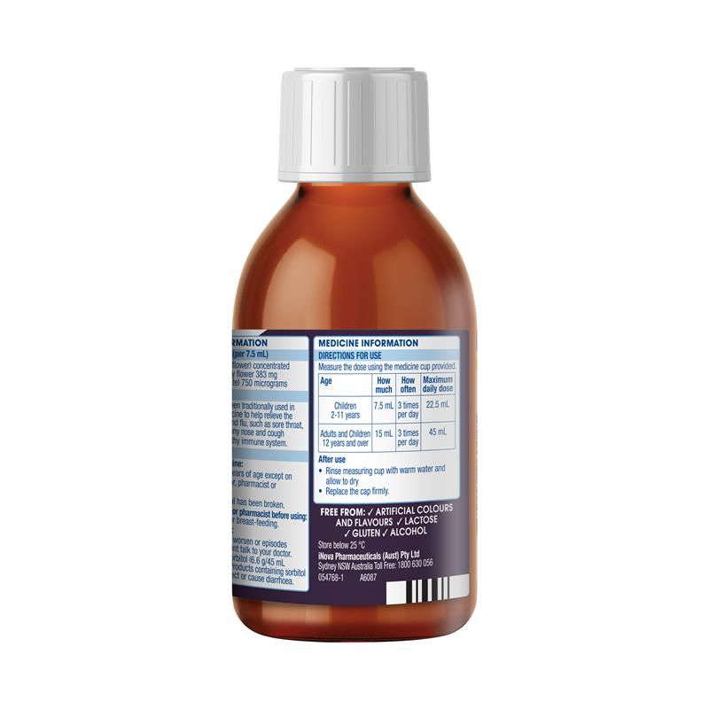 Load image into Gallery viewer, Demazin Kids 2+ Cold &amp; Flu + Immune Defence Natural Berry Oral Liquid 200mL
