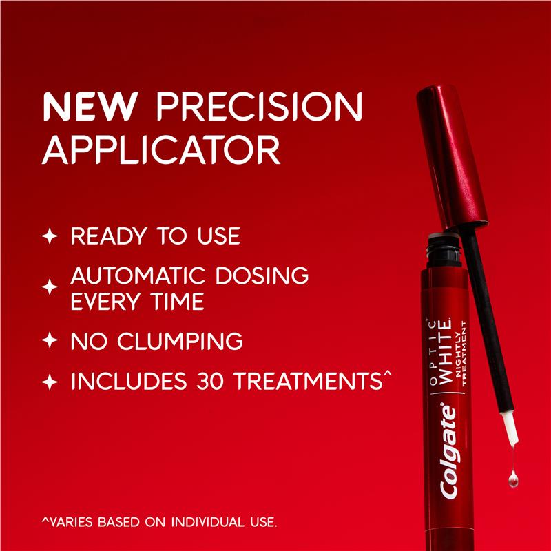 Load image into Gallery viewer, Colgate Optic White Nightly Treatment Whitening Wand 3% 2.5ml
