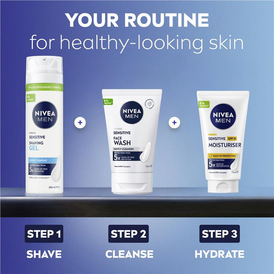 NIVEA MEN Sensitive Shaving Gel Instant Protection 200ml