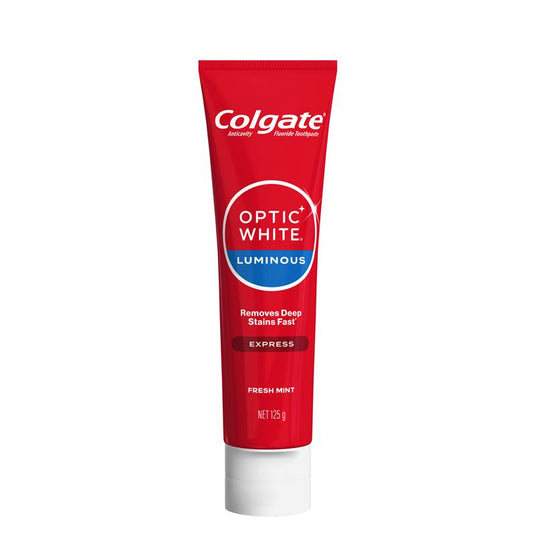 Colgate Toothpaste Optic White Lumionus Express Teeth Whitening 125g