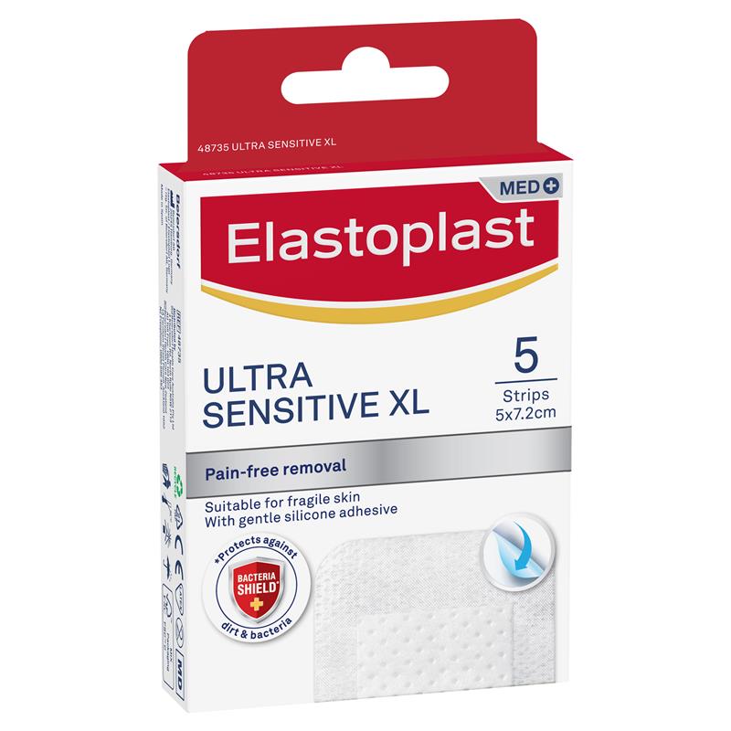 Load image into Gallery viewer, Elastoplast Ultra Sensitive Dressing XL 5 Strips
