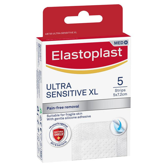 Elastoplast Ultra Sensitive Dressing XL 5 Strips