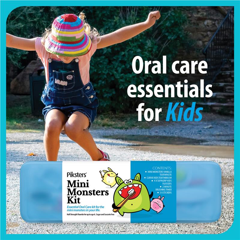 Load image into Gallery viewer, Piksters Mini Monsters Oral Care Kit
