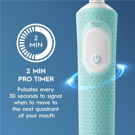 Oral-B Electric Toothbrush Vitality Pro Deep Clean with Travel Case - Mint