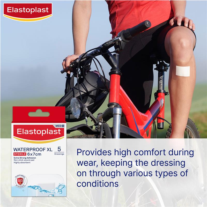 Load image into Gallery viewer, Elastoplast Waterproof Dressing XL 6x7cm 5 Pack
