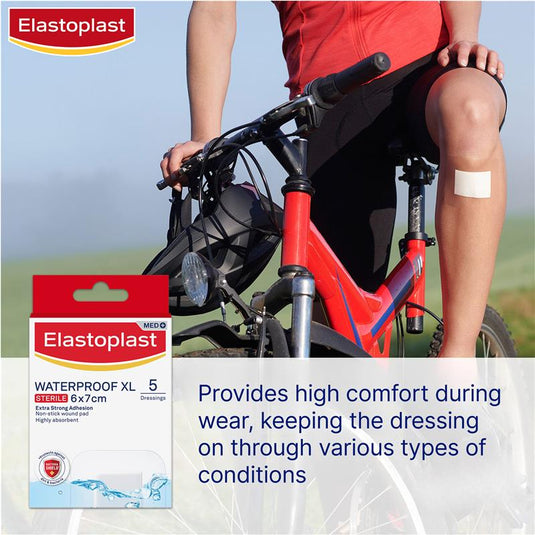 Elastoplast Waterproof Dressing XL 6x7cm 5 Pack