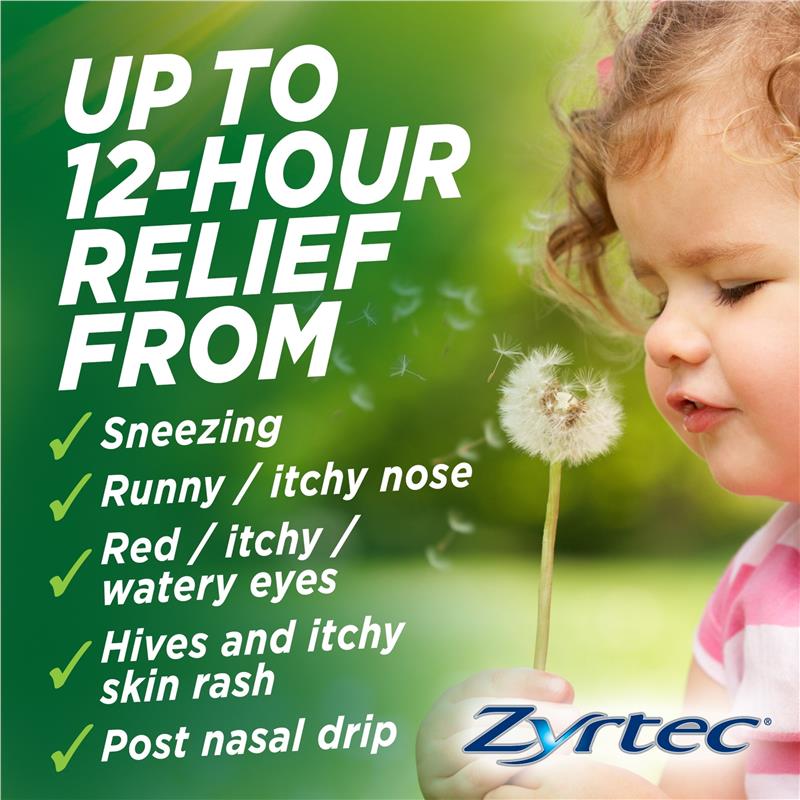 Load image into Gallery viewer, Zyrtec Kids Antihistamine Allergy &amp; Hayfever Oral Liquid Grape 120mL
