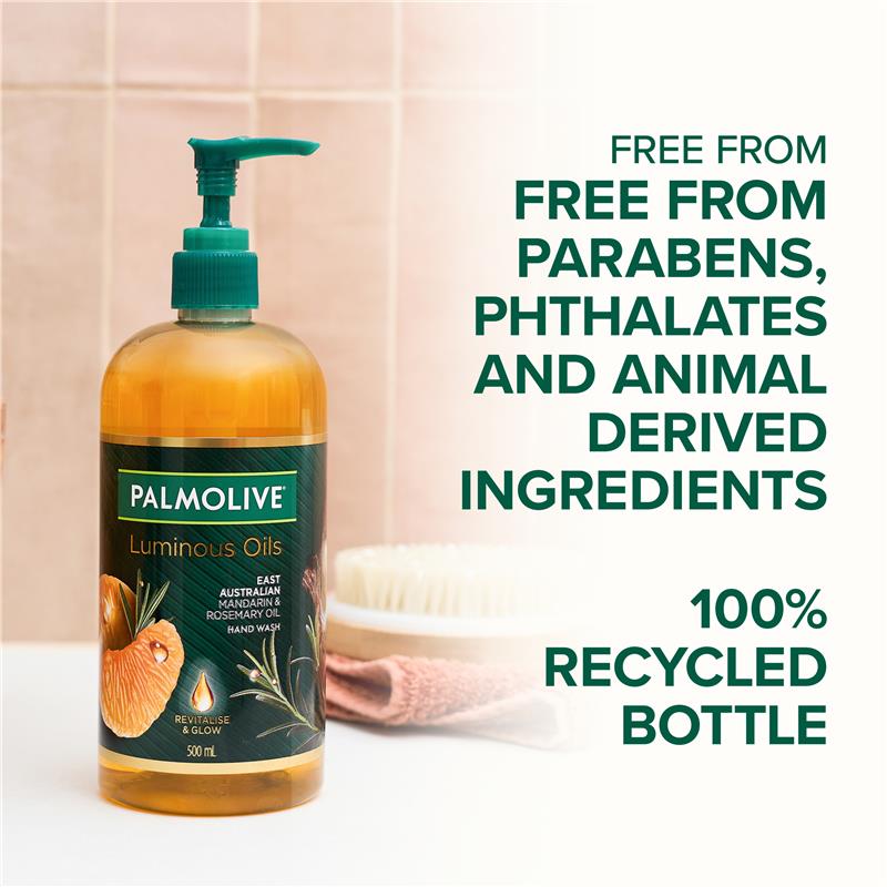 Load image into Gallery viewer, Palmolive Luminous Oils Hand Wash Mandarin &amp; Rosemary Oil 500ml
