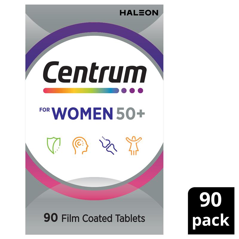 Load image into Gallery viewer, Centrum For Women 50+ 90 Tablets Exclusive Size
