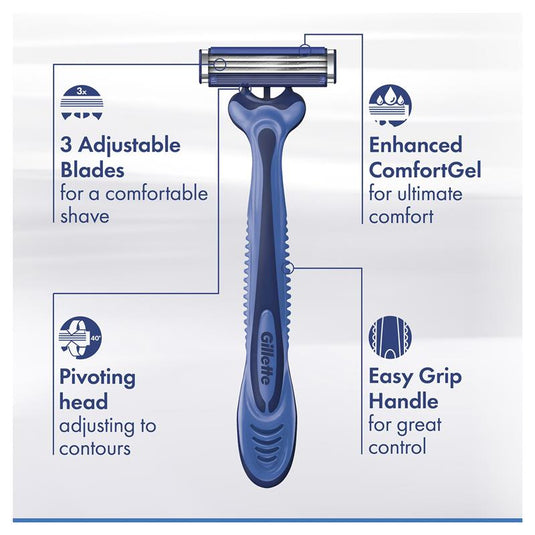 Gillette Sensor 3 Disposables Male 8 Pack