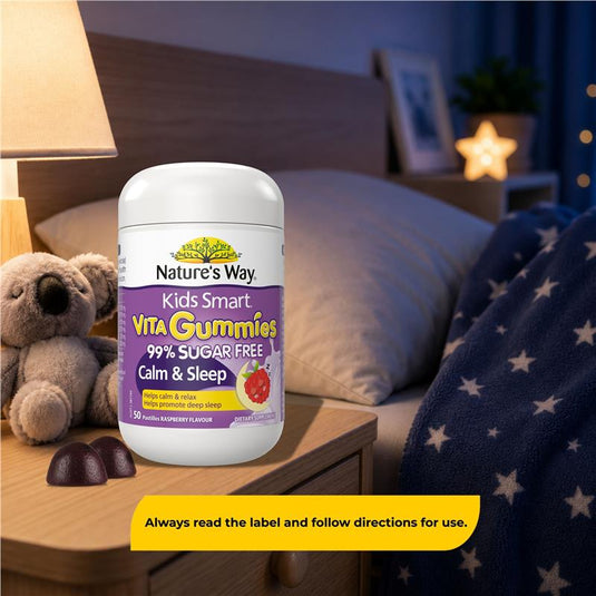 Nature's Way Kids Smart Vita Gummies Sugar Free Calm & Sleep 50 Gummies