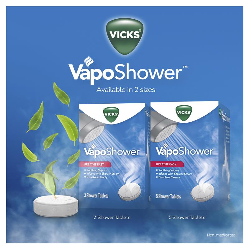 Load image into Gallery viewer, Vicks VapoShower 3 Pack
