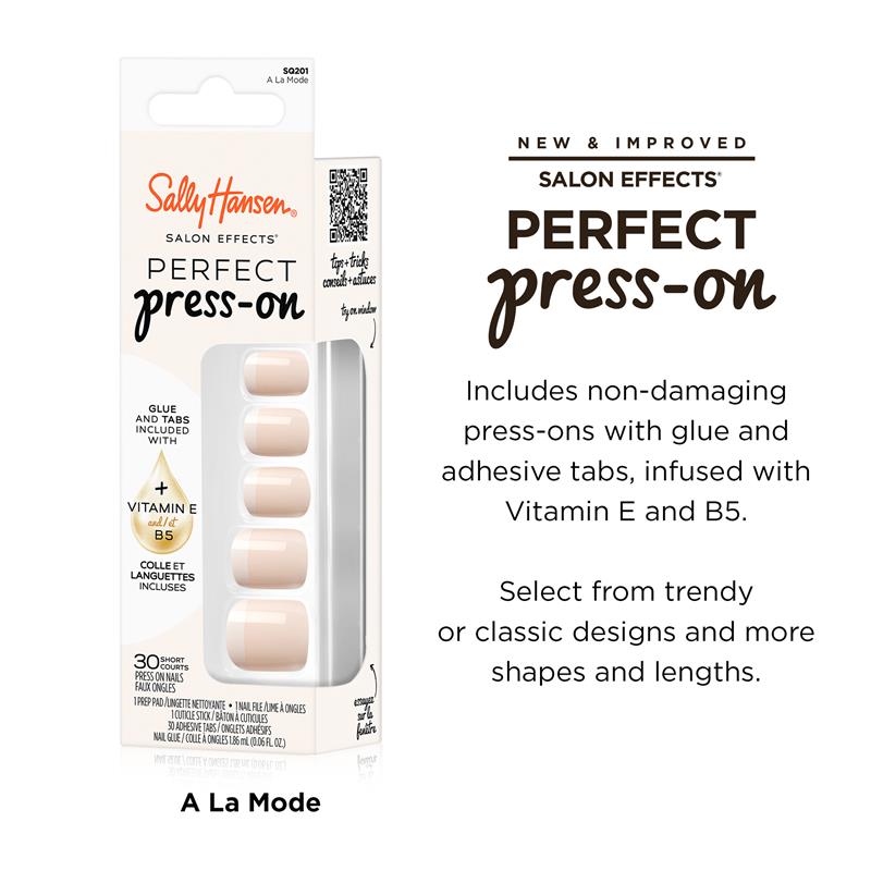 Load image into Gallery viewer, Sally Hansen Salon Effects Perfect Press-On  ALa Mode 30 Pieces

