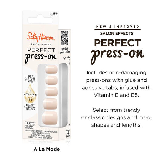 Sally Hansen Salon Effects Perfect Press-On  ALa Mode 30 Pieces
