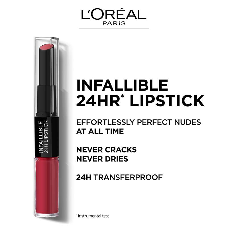Load image into Gallery viewer, L'Oreal Paris Infallible 24H 2-Step Lipstick 803 Eternally Exposed
