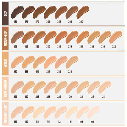 Maybelline Fit Me Matte & Poreless Mattifying Liquid Foundation - Creamy Beige 122
