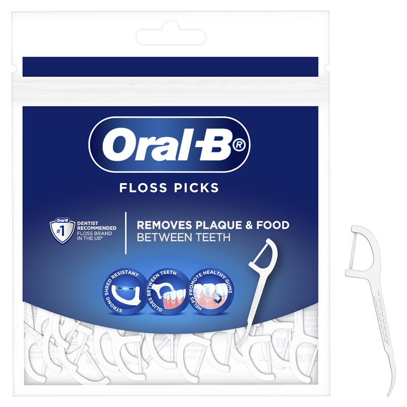Load image into Gallery viewer, Oral B Floss Picks Non-flavoured 75 Pack
