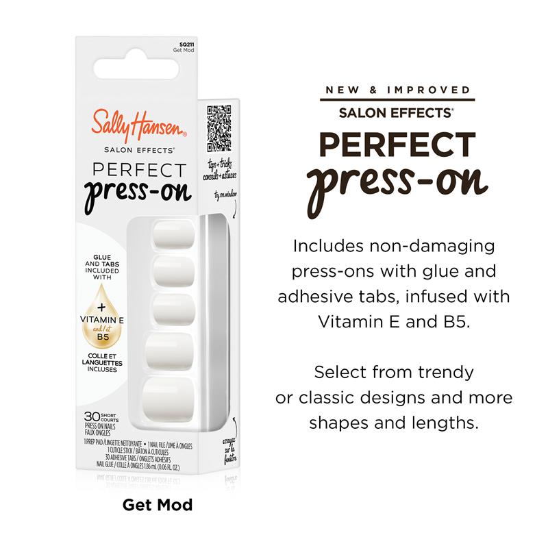 Load image into Gallery viewer, Sally Hansen Salon Effects Perfect Press-On Get Mod 30 Pieces

