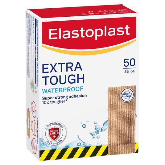 Elastoplast Extra Tough Fabric Strips 50 Pack