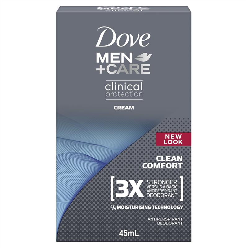 Load image into Gallery viewer, Dove for Men Clinical Protection Antiperspirant Deodorant Clean Comfort 45ml
