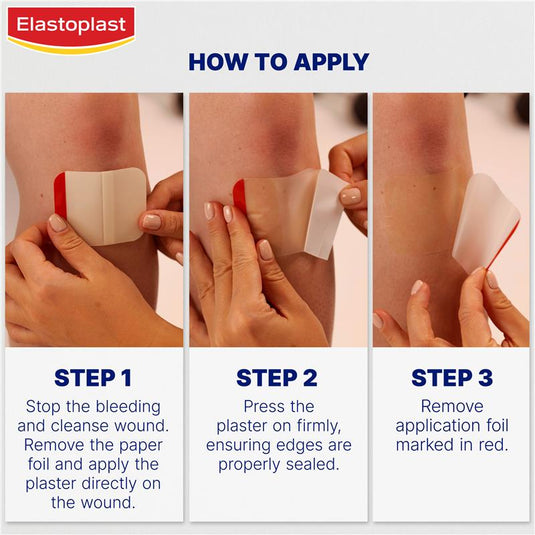 Elastoplast Second Skin Protection Strips XL 6cm x 7cm 3 Pack