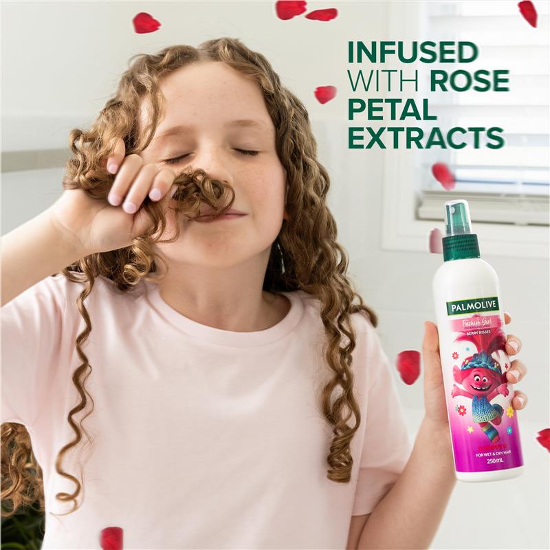 Load image into Gallery viewer, Palmolive Fashion Girl Detangling Spray Rose Kisses 250mL
