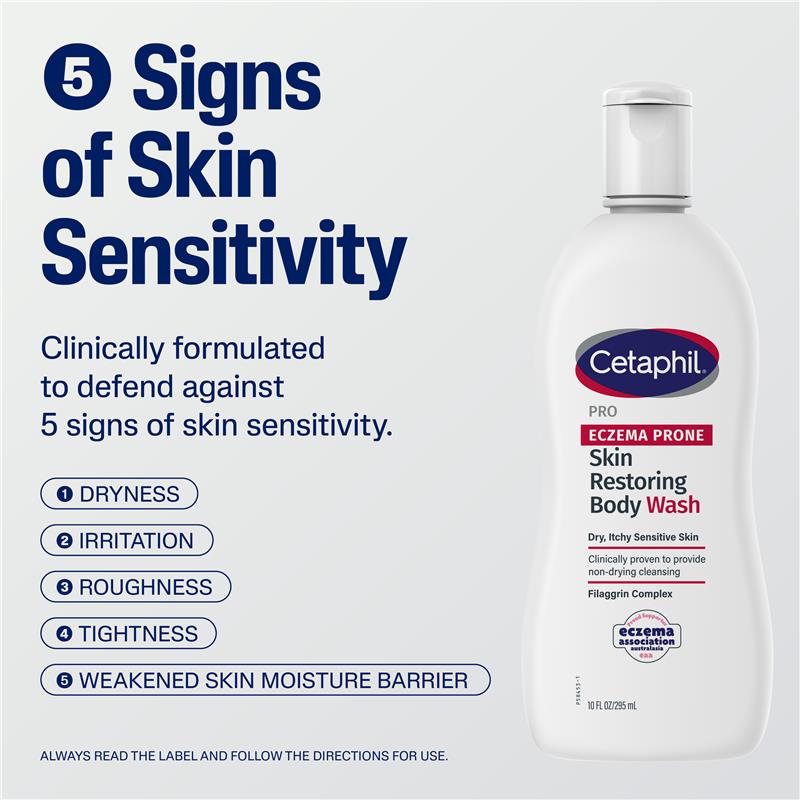 Load image into Gallery viewer, Cetaphil Pro Eczema Prone Skin Restoring Body Wash 295ml
