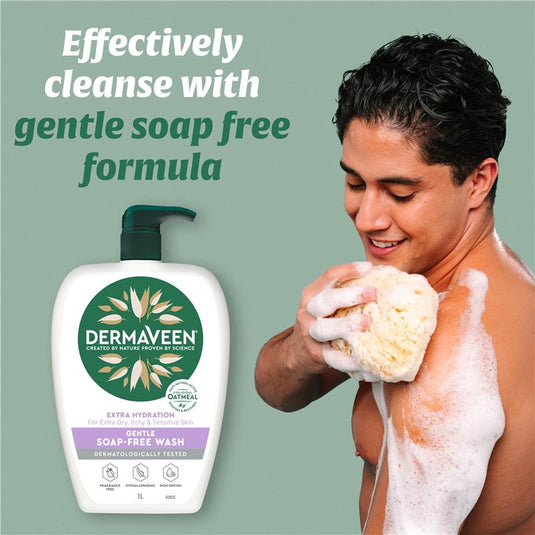 DermaVeen Extra Hydration Gentle Soap Free Wash 250ml