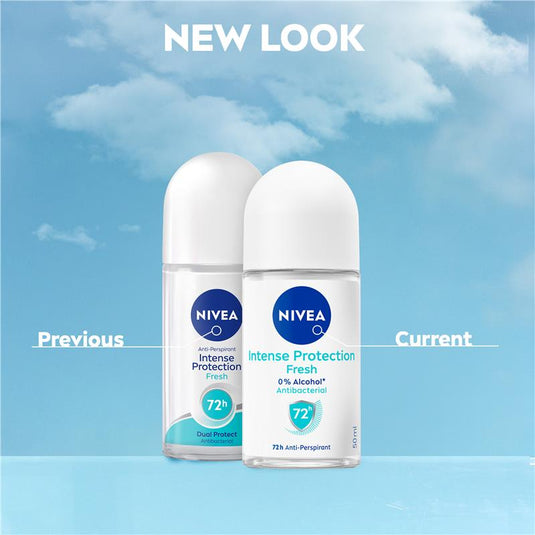 NIVEA Intense Protection Fresh Roll On Deodorant 72H Protection 50ml