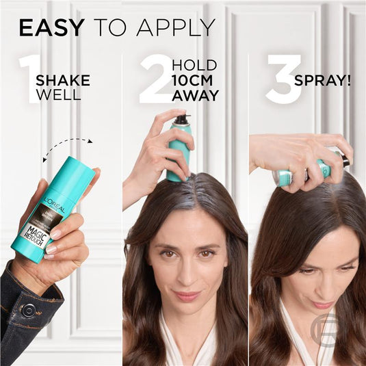 L'Oreal Paris Magic Retouch Temporary Root Concealer Spray - Blonde (Instant Grey Hair Coverage)