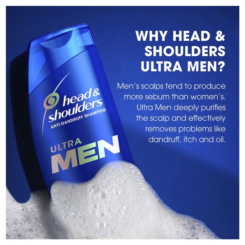 Load image into Gallery viewer, Head &amp; Shoulders Ultramen 2 in 1 Deep Clean Anti Dandruff Shampoo &amp; Conditioner 400ml
