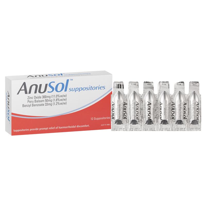 Load image into Gallery viewer, Anusol Suppositories 12
