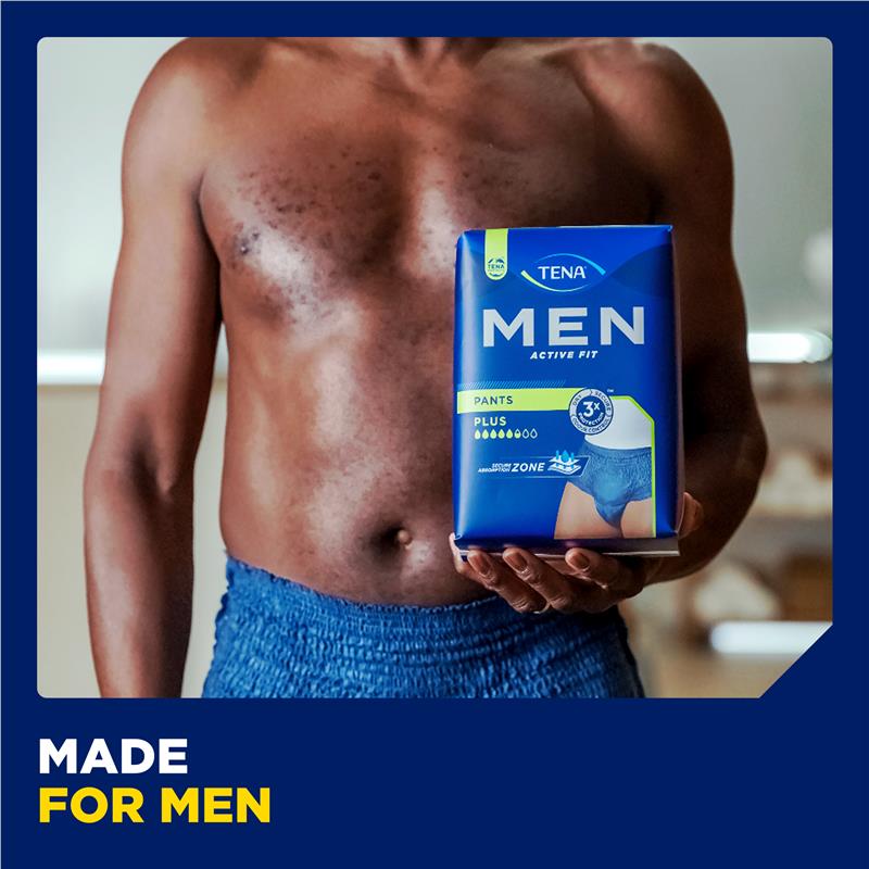 Load image into Gallery viewer, TENA Pant Men Active Fit Plus Medium 9 Pack

