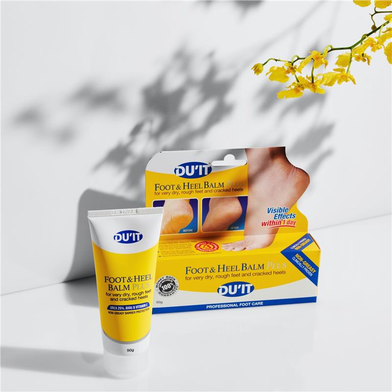 Load image into Gallery viewer, DU'IT Foot &amp; Heel Balm Plus Dry Skin Foot Cream 50g
